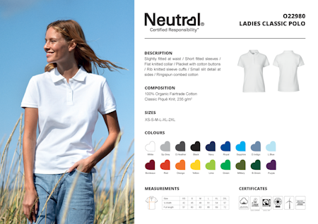 Neutral Ladies´ Classic Polo