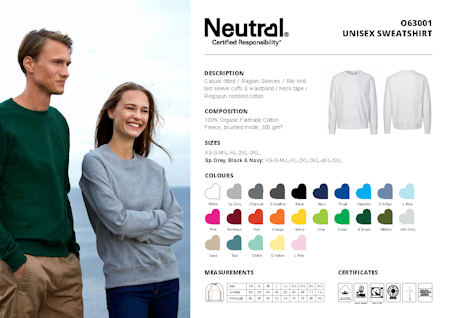 Neutral Unisex Sweatshirt