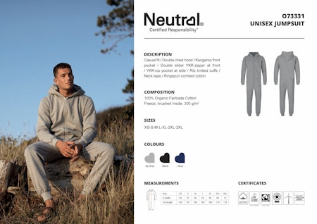 Neutral Unisex Jumpsuit