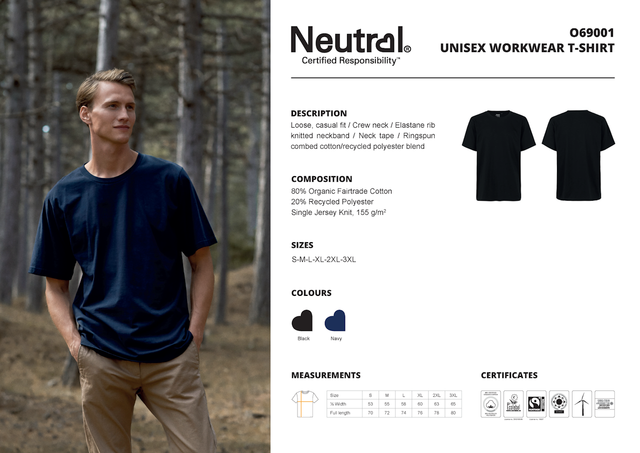Neutral Unisex Workwear T-Shirt