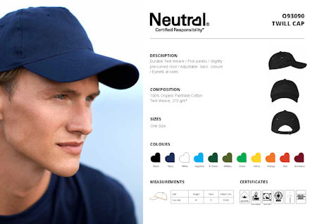 Neutral Twill Cap