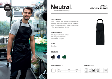 Neutral Kitchen Apron