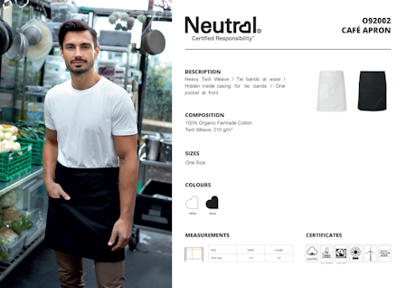 Neutral Cafe Apron