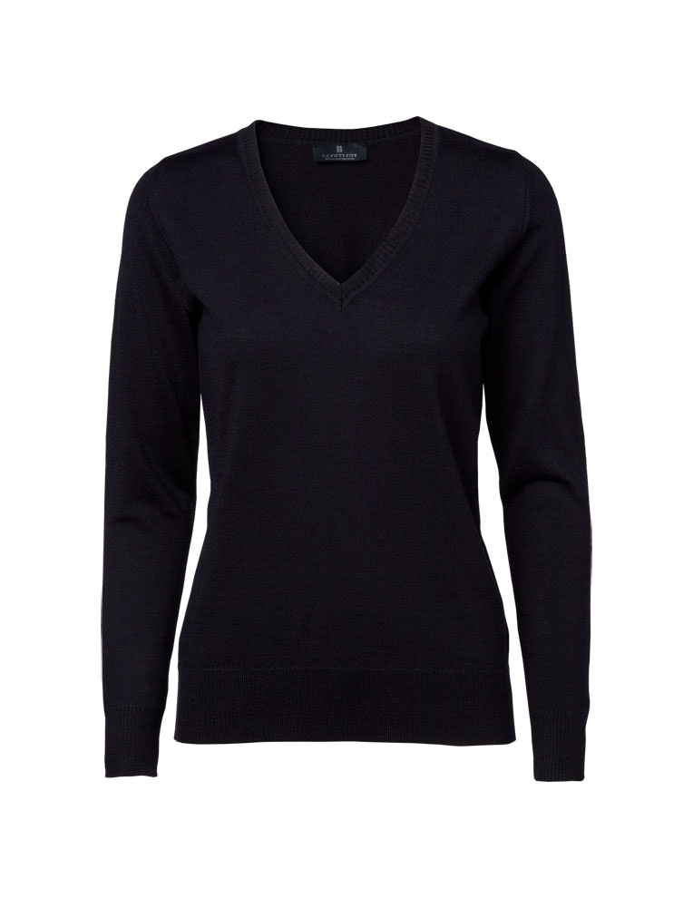 CC55 Copenhagen Pullover V Neck Rib WOMEN | REGULAR FIT - 50131