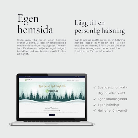Joyful Giftcard - Personlig hälsning hemsida bild/video