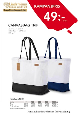 Bomullsbag Trip Recycle