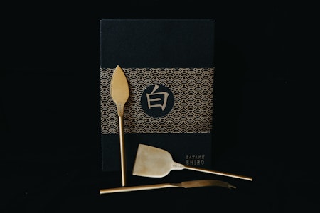 Satake Shiro Ostset Guld 3 delar