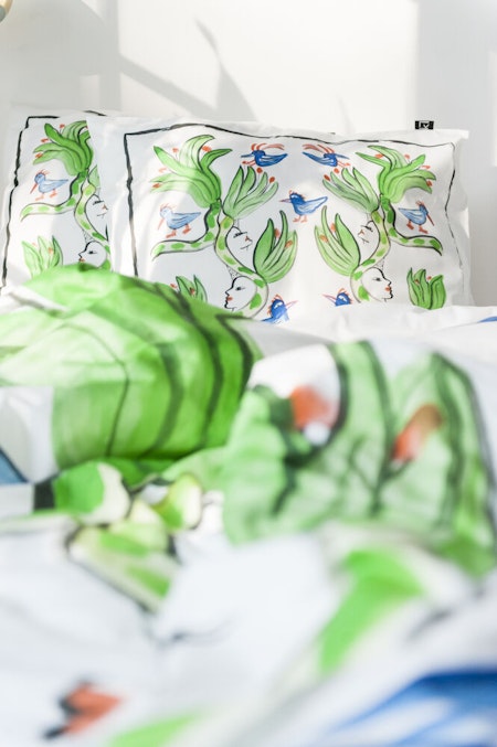 Kosta Linnewäfveri Bäddset Fågelsång Satin - 420979