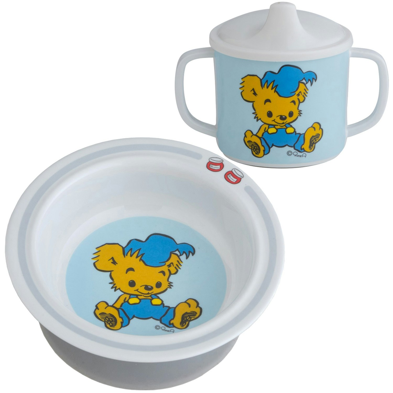 Bamse Skål & Pipmugg + 2-pack sked