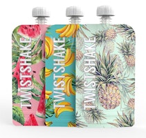 Twistshake 3x Squeeze Bag 220ml Fruit