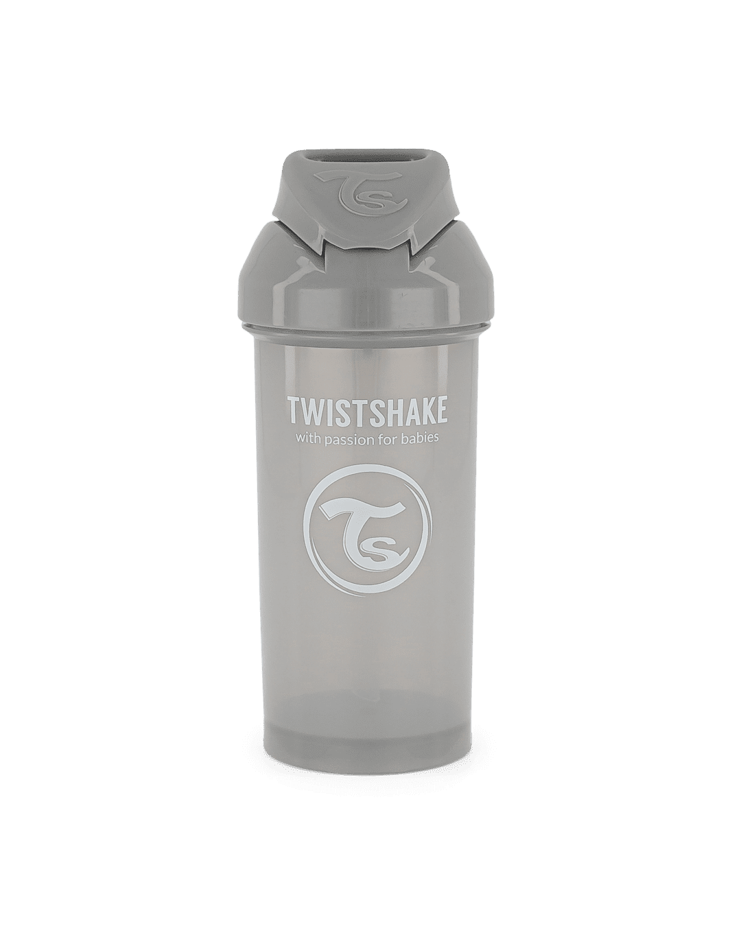 Twistshake Straw Cup 360ml 12+m Pastel Grey