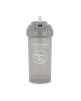 Twistshake Straw Cup 360ml 12+m Pastel Grey