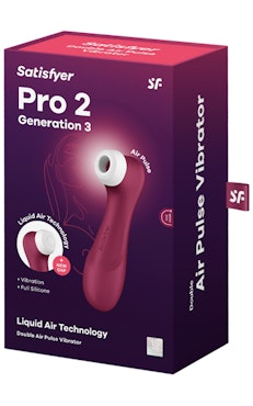 Satisfyer Pro 2 Gen 3 Appstyrd - Vinröd