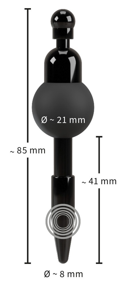 Massive plug - vibrerande penisplugg