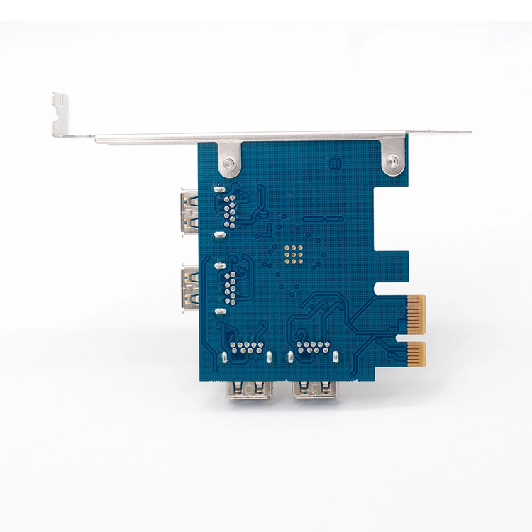 RGeek - Adapter, Pcie 1x to 4 PCI-E USB