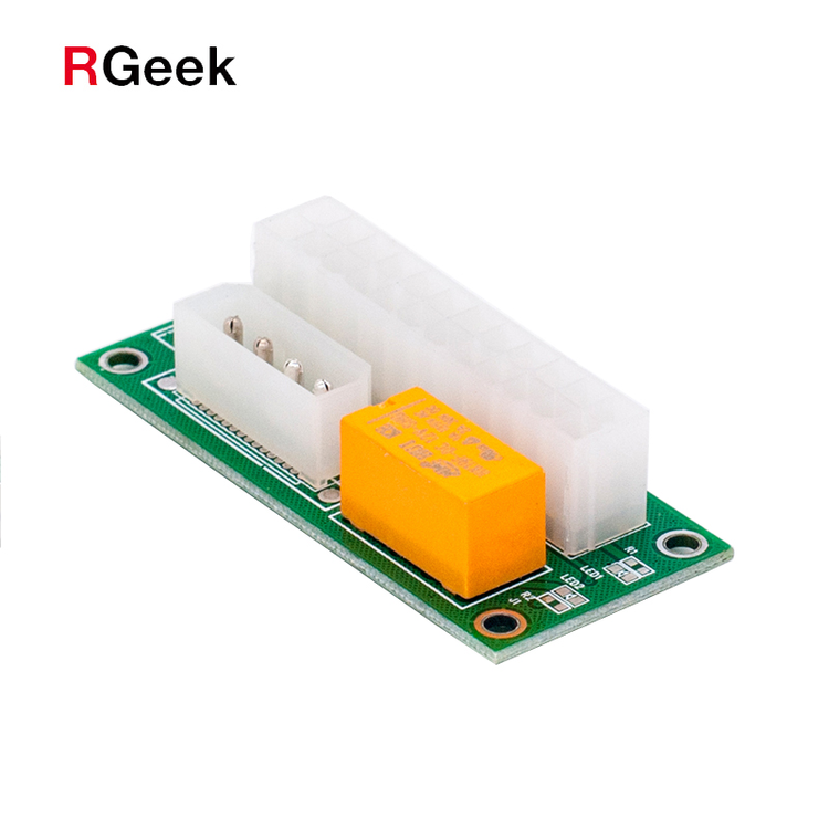 RGeek Add2PSU Ver004 - Molex till 24-pin