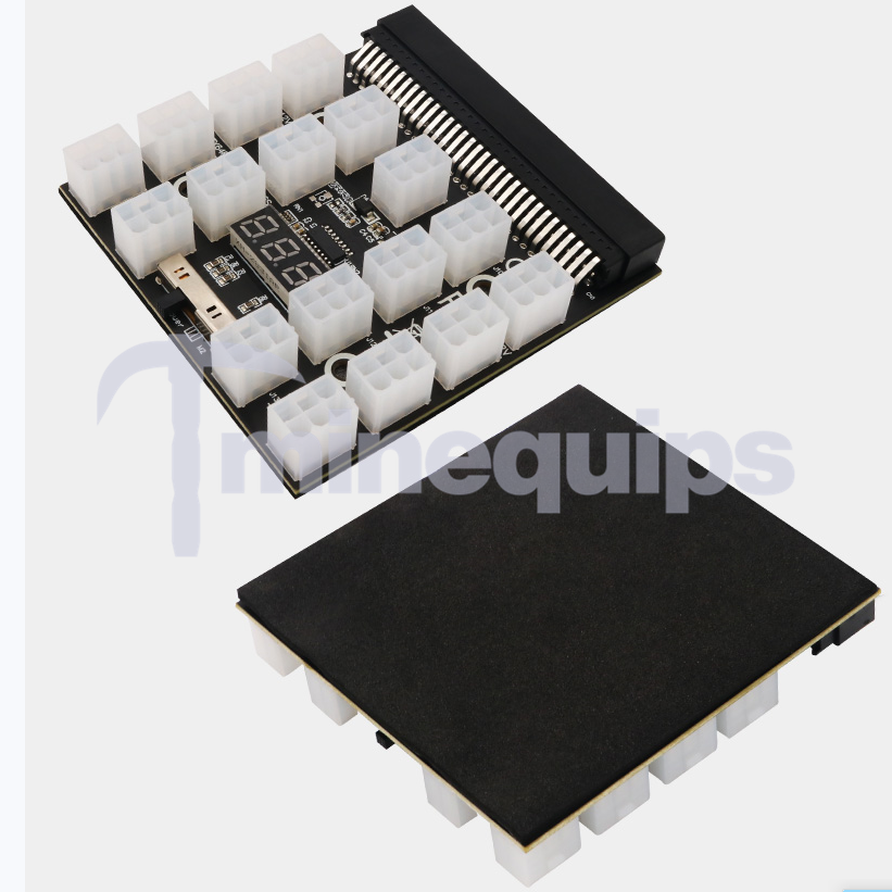 Minequips HP CS Breakout board, 1700watt, 17 portar, LED display, strömknapp, manuell start