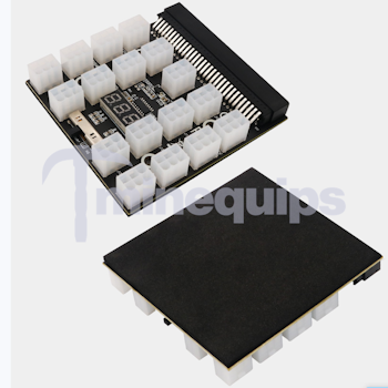 Minequips HP CS Breakout board, 1700watt, 17 ports, LED display, power button