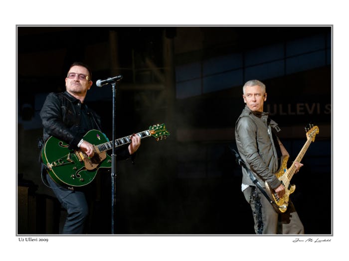 U2 - Bono & Adam Clayton