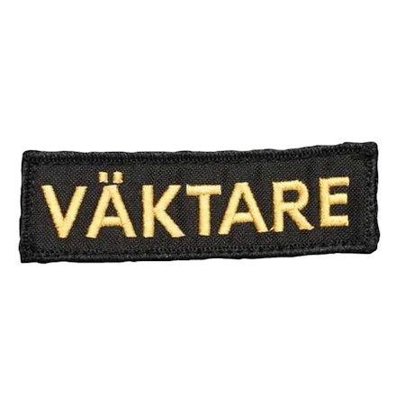 Emblem Väktare, broderat med kardborre