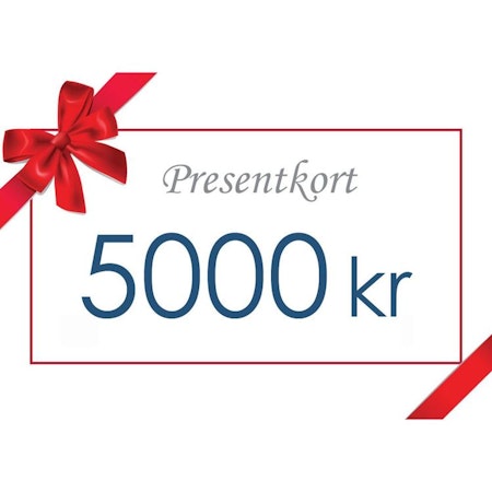 Presentkort 5000 kr