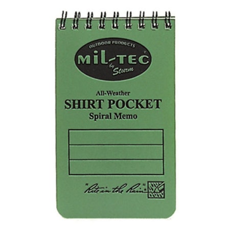 MIL-TEC by STURM Anteckningsblock - Vattenavvisande (Liten)