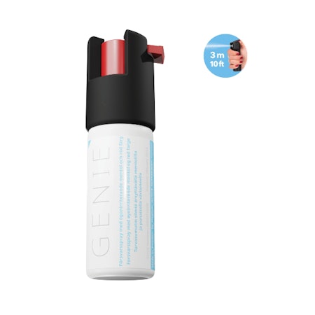 PLEGIUM GENIE Budget Försvarsspray – Svart