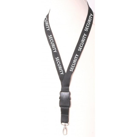 COP Lanyard "SECURITY" Nyckelband