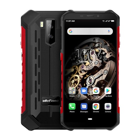 ULEFONE ARMOR X5 PRO Röd - Stöttålig Smartphone