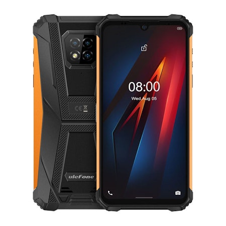 ULEFONE ARMOR 8 Orange - Stöttålig Smartphone