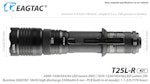 EAGTAC T25LR XHP-35, USB Rechargeable, HD 2000 Lumen Flashlight KIT