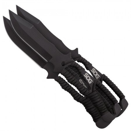 SOG Kastknivset Med Paracord 3-pack