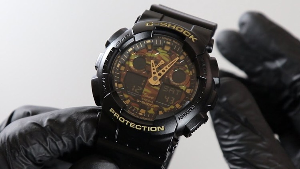 CASIO G-SHOCK ORIGINAL GA-100CF-1A9ER