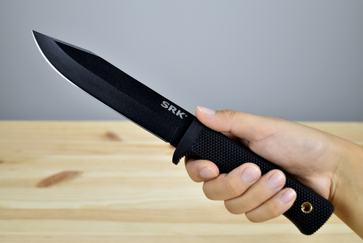 Cold Steel Srk Sk5 Overlevnadskniv Navy Seals Kniv Kop Utrustning For Ordningsvakt Ov Vaktare Och Polis Tacstore Se