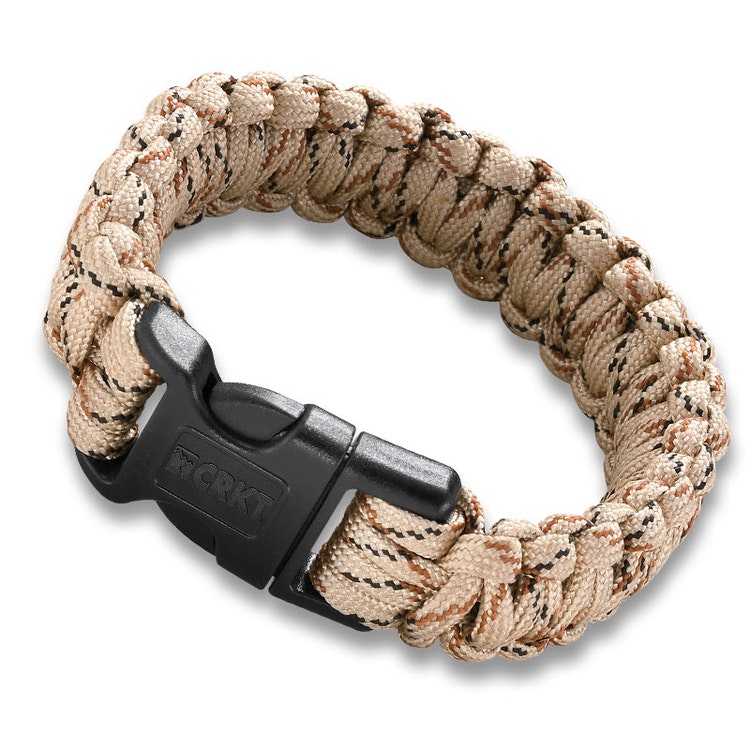 CRKT Paracord Armband Med Vajersåg - Tan