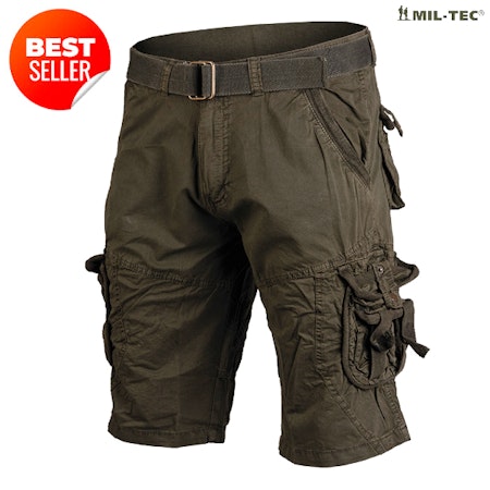 MIL-TEC by STURM  Vintage Survival Shorts - OD (Grön)