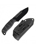 MIL-TEC by STURM BLACK COMBAT KNIFE G10 W. KYDEX® SCABBARD