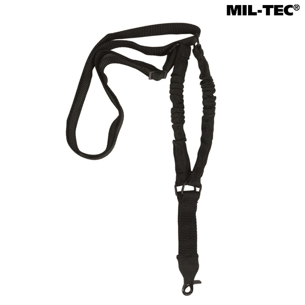 MIL-TEC by STURM TACTICAL BUNGEE SLING WITH BUNGEE (1-POINT) - BLACK