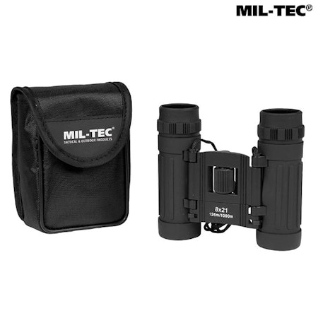 MIL-TEC by STURM  Hopfällbar kikare 8x21 - Svart
