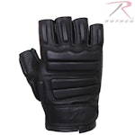 ROTHCO Fingerless Padded Tactical Gloves - Black