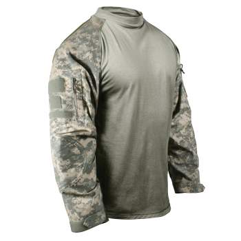 ROTHCO Tactical Airsoft Combat Shirt - ACU Digital Camo