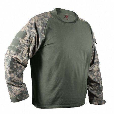ROTHCO Tactical Airsoft Combat Shirt - ACU Digital Camo