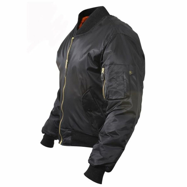 ROTHCO Concealed Carry MA-1 Flight Jacket - Black
