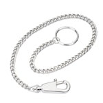 MIL-TEC by STURM KEYHOLDER WITH CHAIN AND CARABINER - NICKEL-PLATED