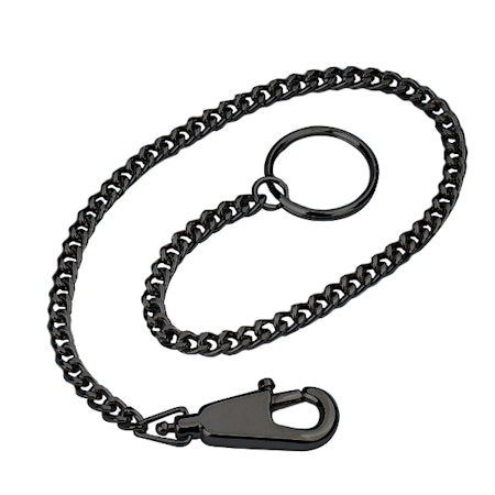 MIL-TEC by STURM KEYHOLDER WITH CHAIN AND CARABINER - BLACK