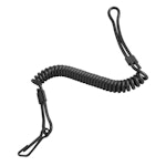 MIL-TEC by STURM PISTOL COILED CABLE LANYARD - BLACK
