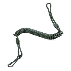 MIL-TEC by STURM PISTOL COILED CABLE LANYARD - GREEN