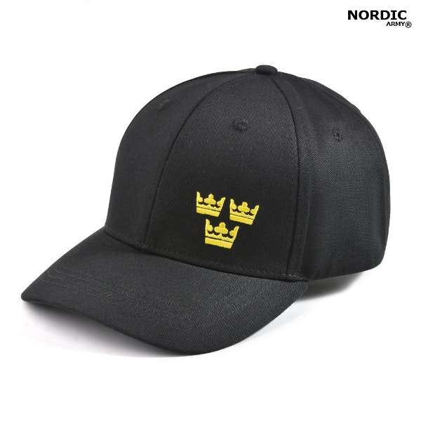 Nordic Army® Keps Tre Kronor - Svart