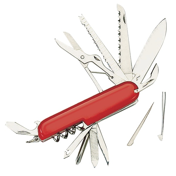 ROTHCO RED 11-FUNCTION POCKET SWISS ARMY KNIFE