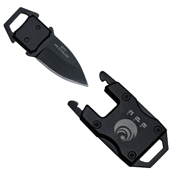 E.D.C. Neck Knife with Cord - Black